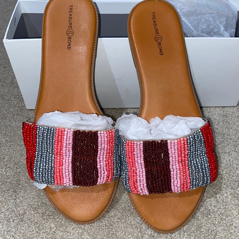 Treasure and Bond beaded sandal